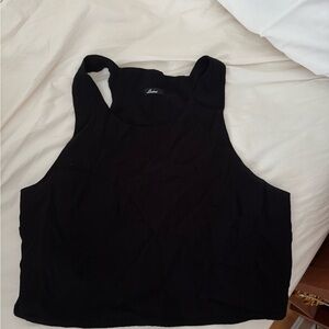 Chic Black Sleeveless Tank Top